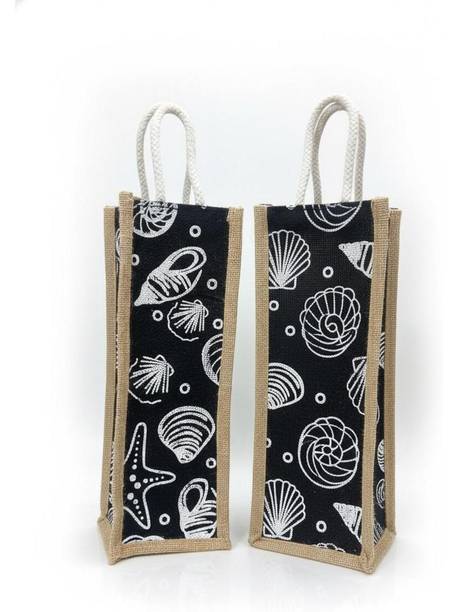 Parabola Men & Women Black Bottle Bag
