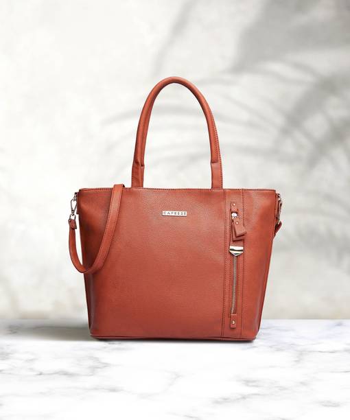 Women Tan Satchel - Regular Size