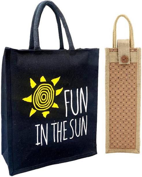 ENSAC Men & Women Orange Bottle Bag