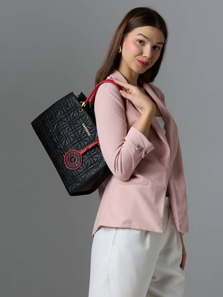 Caprese Women Black Satchel