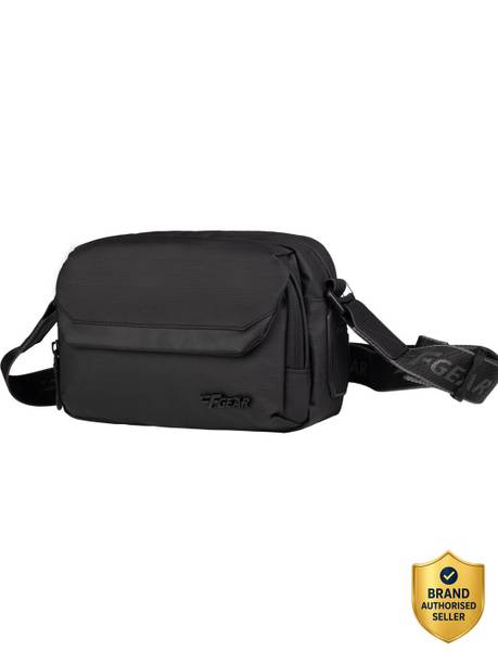 Men & Women Black Sling Bag