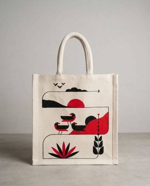 Women Beige, Black, Red Hand-held Bag
