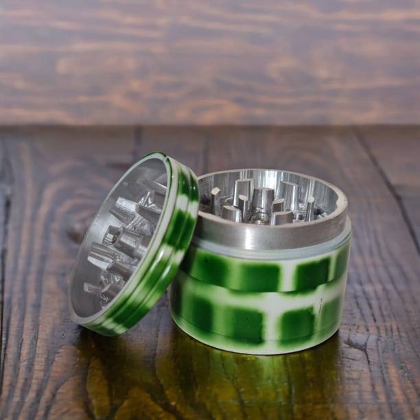 Turtulsgroup Green/White Crusher Herb 42mm Kitchen Item Hand Muller Grinder