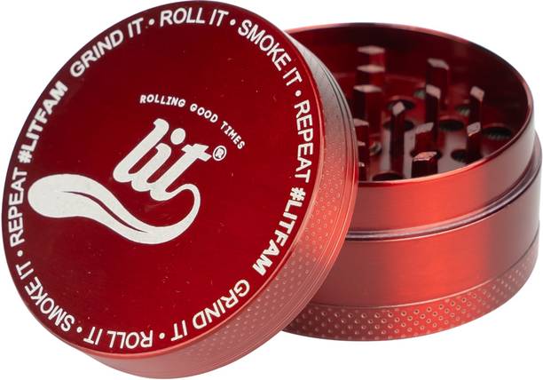 LIT GRINDER_50MM_RED Hand Muller Grinder
