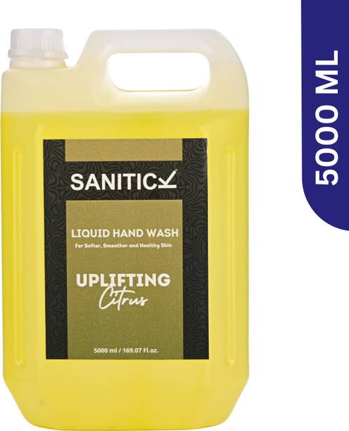 Sanitick Liquid Handwash - Uplifting Citrus | Gentle & Refreshing Formula for Clean Hand Wash Bottle