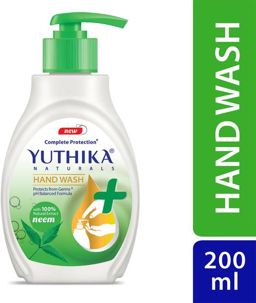 Yuthika Natural Hand Wash Pump Neem|100% Natural Extract, pH Balanced| Handwash Liquid Hand Wash Bottle