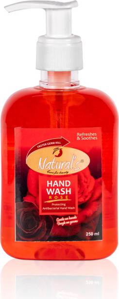 Natural's Care for Beauty Herbals Extract Rose Hand Wash Pump Dispenser