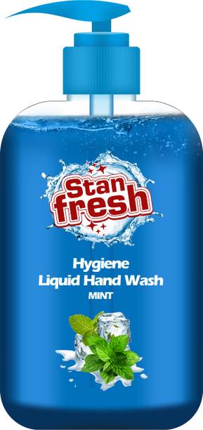 Stan-Fresh Liquid Hand Wash Mint Hand Wash Bottle