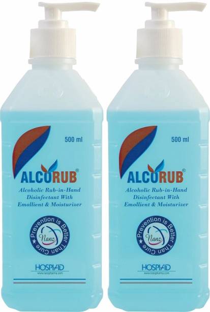 alcorub Handrub 500 Ml Hand Sanitizer Bottle