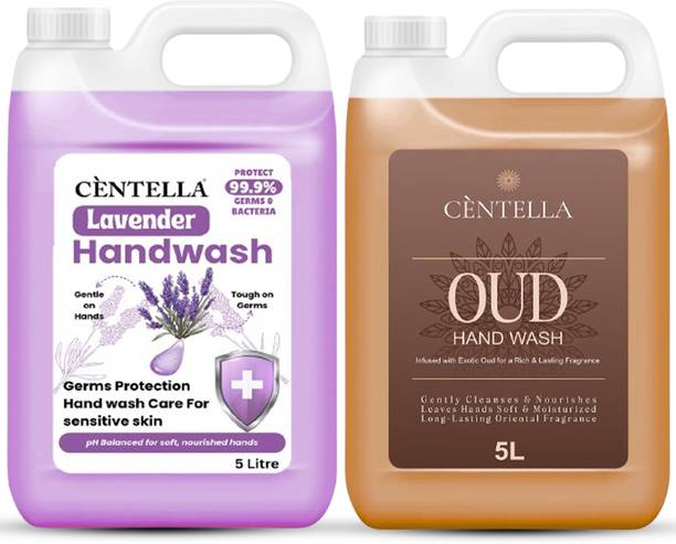 CENTELLA Handwash | 99.9% Germs Protection | Premium Fragrance Handwash Liquid Combo | Hand Wash Can