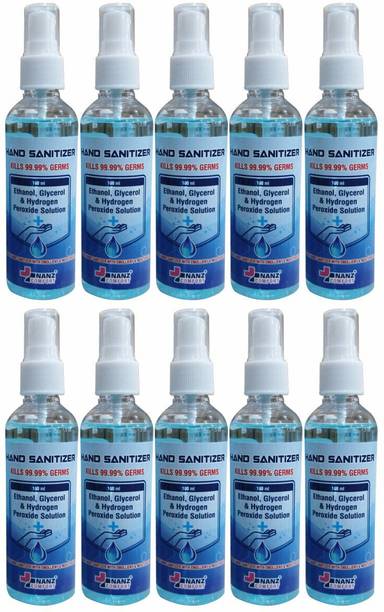 Nanz Comfort WHO Approved  Kills 99.99% Germs Hand Sanitizer Pump Dispenser