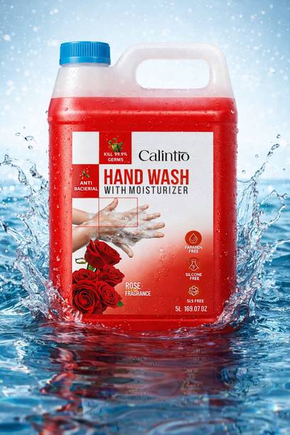 Calintro RoseBloom Antibacterial Deep Moisture Hand Wash 5L Hand Wash Can