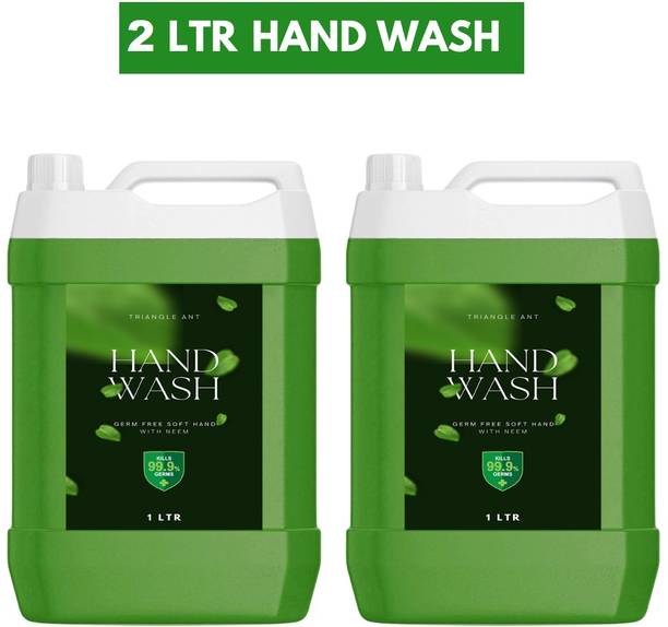 Triangle Ant NEEM Hand wash Liquid - Refill | Moisturizing & Soft Hand Hand Wash Can