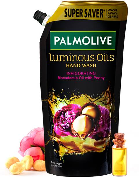 PALMOLIVE Luminous Oils Invigorating Liquid, Refill Saver Pack Hand Wash Pouch