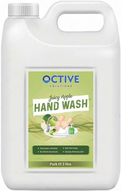OCTIVE Juicy Apple Handwash | Kills 99.9% Germs | Safe on Hands | Hand Rub Can