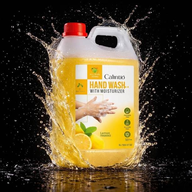Calintro Vitamin-C Enriched Lemon Hand Wash Hand Sanitizer Can