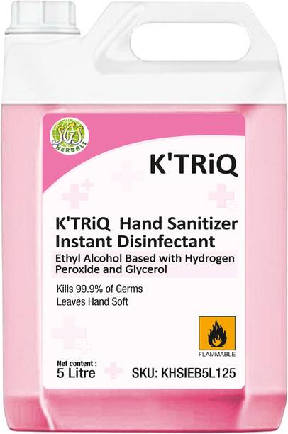 K'TRiQ Sanitizer|99.99%Effective Against Germ|Anti Bacterial| Liquid Hand Sanitizer Can