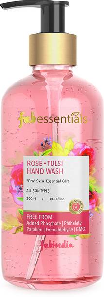 Fabindia Rose Tulsi Hand Wash Hand Wash Pump Dispenser