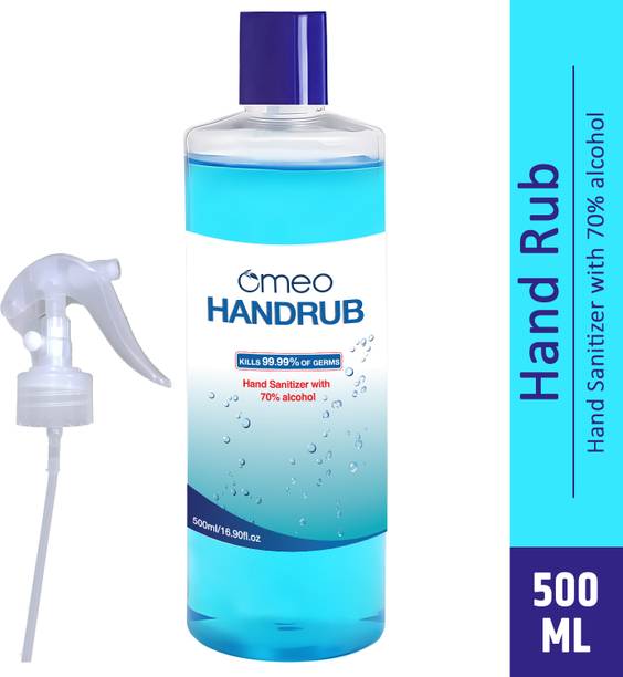 Omeo Instant  70% Isopropyl Alcohol Based Liquid Hand Rub Hand Rub Pump Dispenser