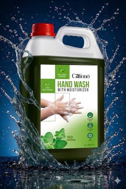 Calintro Advanced Germ Protect Tulsi Wash Hand Sanitizer Can