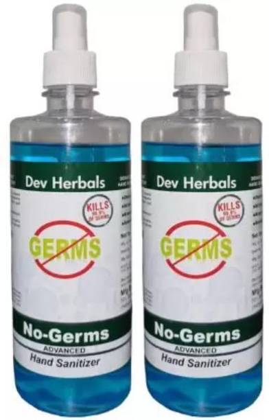 Dev Herbals Advanced Sanitizer  Liquid Spray 70% Alcohol based Hand Sanitizer Spray Bottle