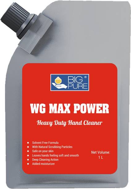 BIG Pure WG MAX POWER iNDUSTRIAL HAND CLEANER 1L Hand Rub Pouch