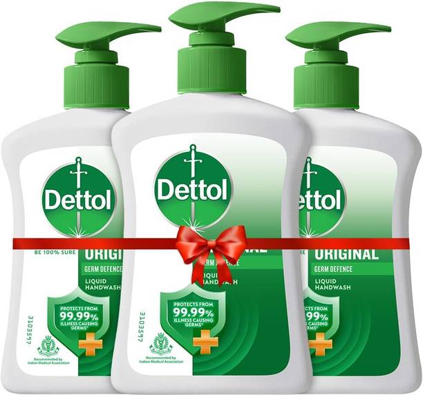 Dettol Liquid Handwash Dispenser Bottle Pump Original Germ Defence Formula Hand Wash Pump Dispenser