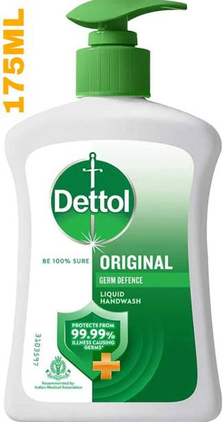 Dettol Original Germ Defence Liquid Hand Wash 175ML. Hand Wash Pump + Refill