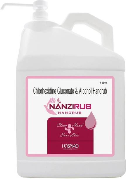 Nanzirub Advance Liquid  | Fungi & Viruses with Emollient & Moisturizer Hand Rub Pump Dispenser