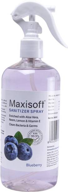 Maxisoft  (Gel) Blueberry Sanitizer Spray Bottle