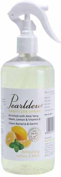 Pearldew  (Spray) Refreshing Lemon & Mint Sanitizer Spray Bottle