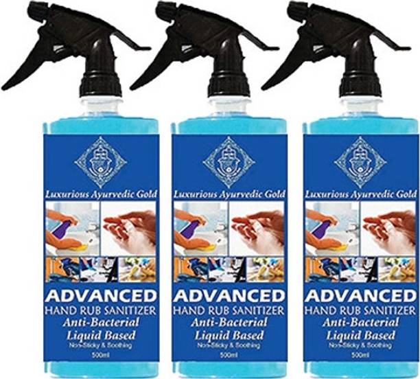 Luxurious Ayurvedic Gold Sanitizer Sanitizer Spray Spray Bottle