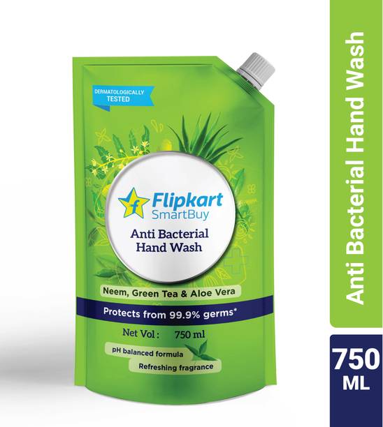 Flipkart SmartBuy Anti Bacterial Hand Wash Refill Pouch (750 ml)