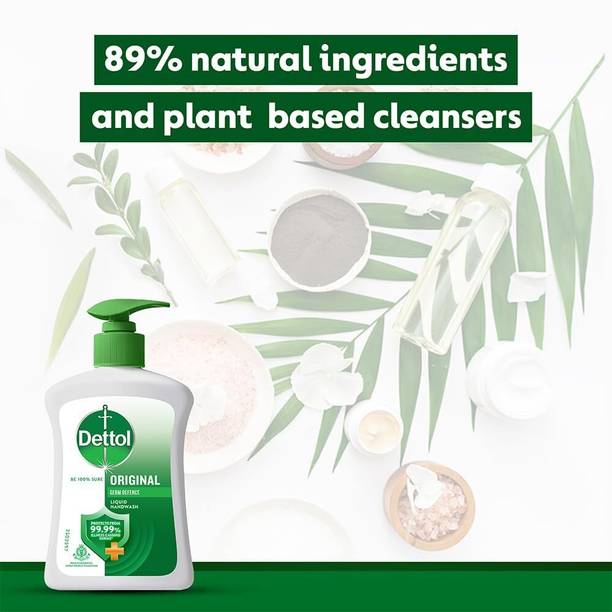 Dettol ORIGNAL HANDWASH PUMP 200ML WITH 170ML REFILL 369ml Hand Wash Bottle