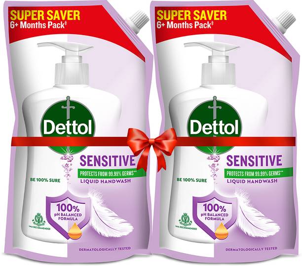 Dettol Sensitive |Liquid| Hand Wash Refill Pouch