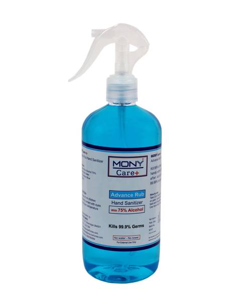 Mony Advance Rub  Spray 75 % Alcohol Content Hand Sanitizer Pump Dispenser