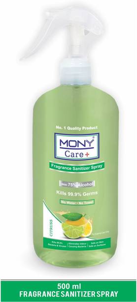 Mony Care Citruss Fragrance Sanitizer Hand Sanitizer Bottle + Dispenser