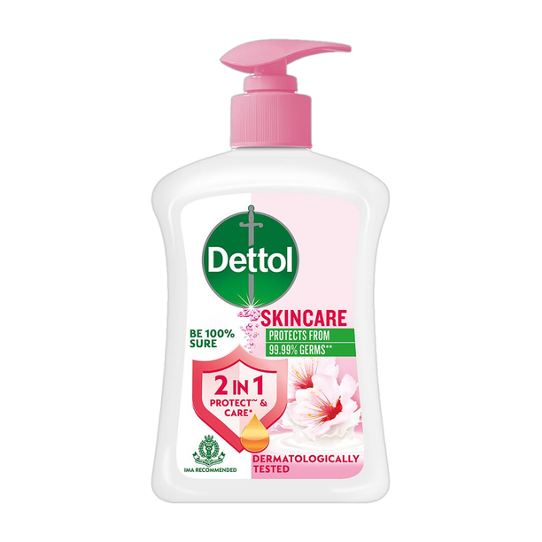 Dettol Skincare Liquid Pump, bottle, no powder , 10X Germ Protection, soap Hand Wash Pump Dispenser