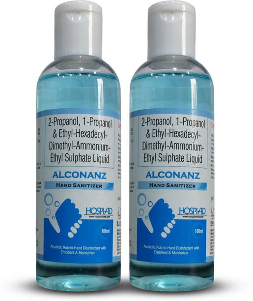 ALCONANZ Handrub Liquid 100 Ml Hand Sanitizer Bottle