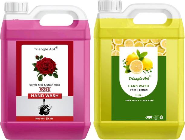 Triangle Ant Rose & Lemon Liquid Handwash Refill - Skincare Moisturizing Hand Wash Hand Wash Can