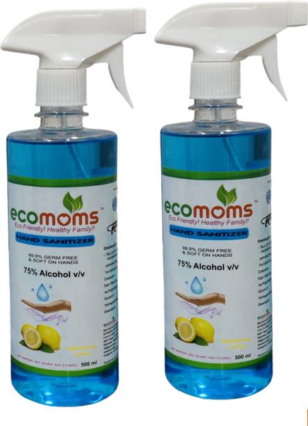 ecomoms  Liquid Hand Sanitizer Spray Bottle