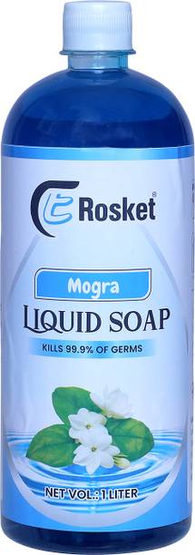 EROSKET Mogra Handwash | Kills 99% Germs | Floral Freshness | Gentle & Skin-Friendly Hand Wash Bottle