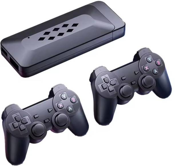 HG WORLD Retro M33 Game Stick Console 2.4G Dual Wireless Gamepad Video Game Handheld Gaming Console For TV ,Old Video Game For Kids (Best Gift & Fun) All Ages 64 GB with Full HD HDMI Output 45+ Emulator, Video Game Hand TV, video games for tv