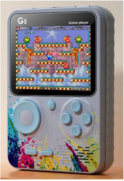 FANSEEKART G5 500 In 1 Colorful Handheld Mini Retro Game Box Also Connect With TV Option_B9 Handheld Gaming Console