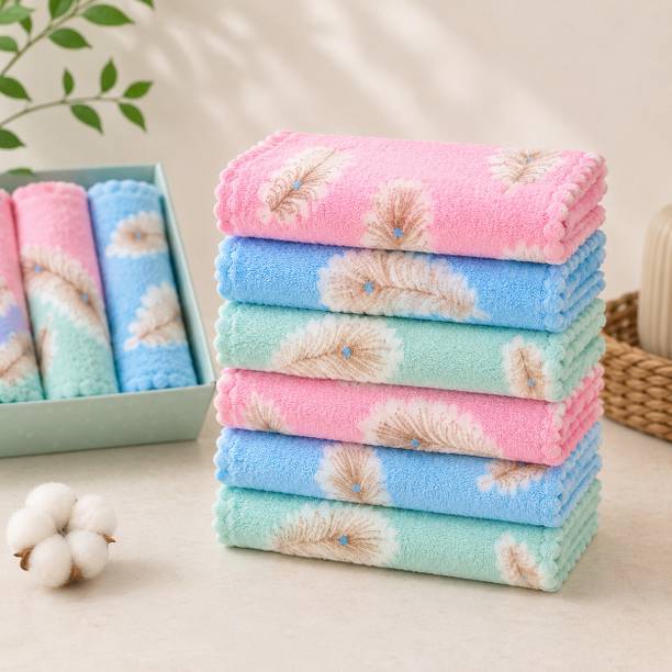 KIDZEE Microfiber 350 GSM Face, Hand Towel
