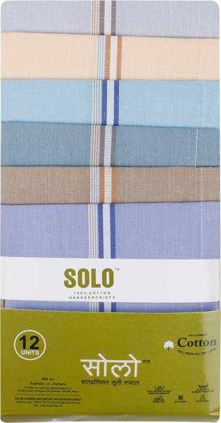 Solo LIGHT COLOR MENS COTTON ["Multicolor"] Handkerchief