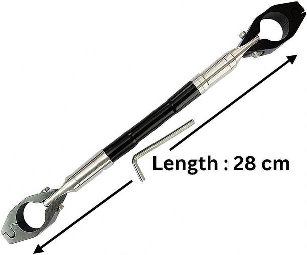 EAZ Universal Handlebar Vibration Rod/Damper for All Motorcycles (Black) Handle Bar