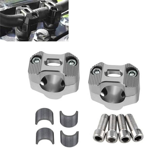 STHIRA Motorcycle Handlebar Riser Kit Universal Aluminum Alloy Handle Bar