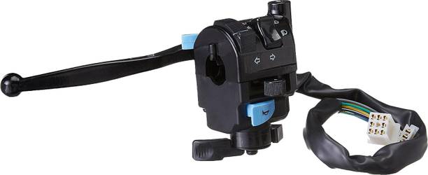 UNO MINDA SW-0251B HB Switch Lever Assembly (Left Side) With Kick Start for TVS Star City Handle Bar