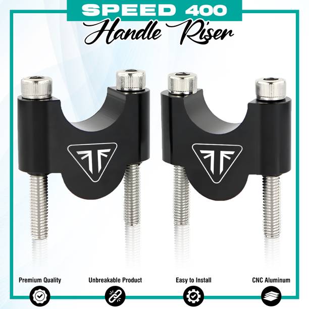 OBEROI'S TRADERS Speed 400 Premium Bike Handle Riser / Handlebar Height Raiser Clamps Handlebar Riser Kit
